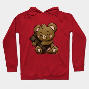 sweet dark chocolate teddy Hoodie